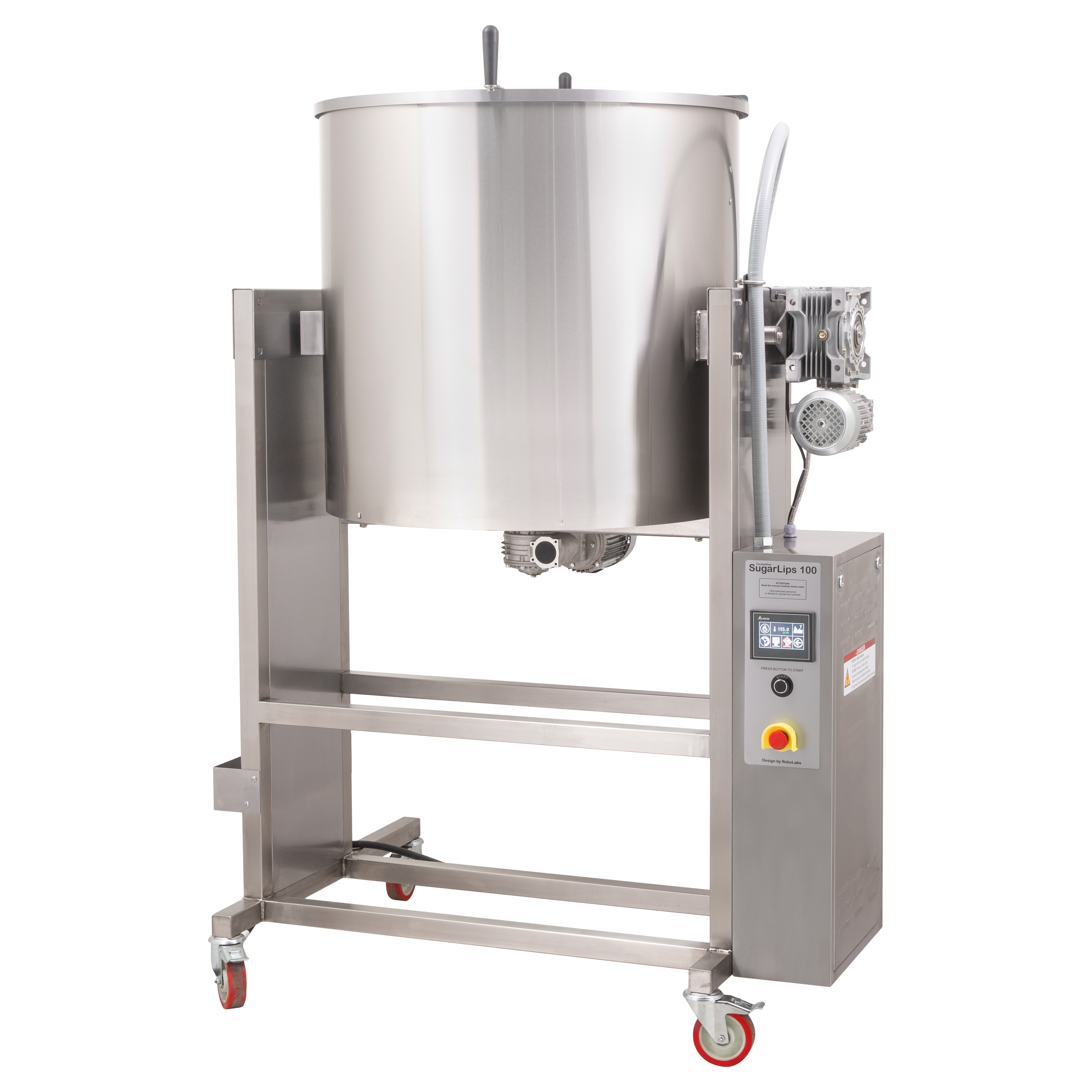 Caramel Coating Machine SugarLips 100 with Cooling Table